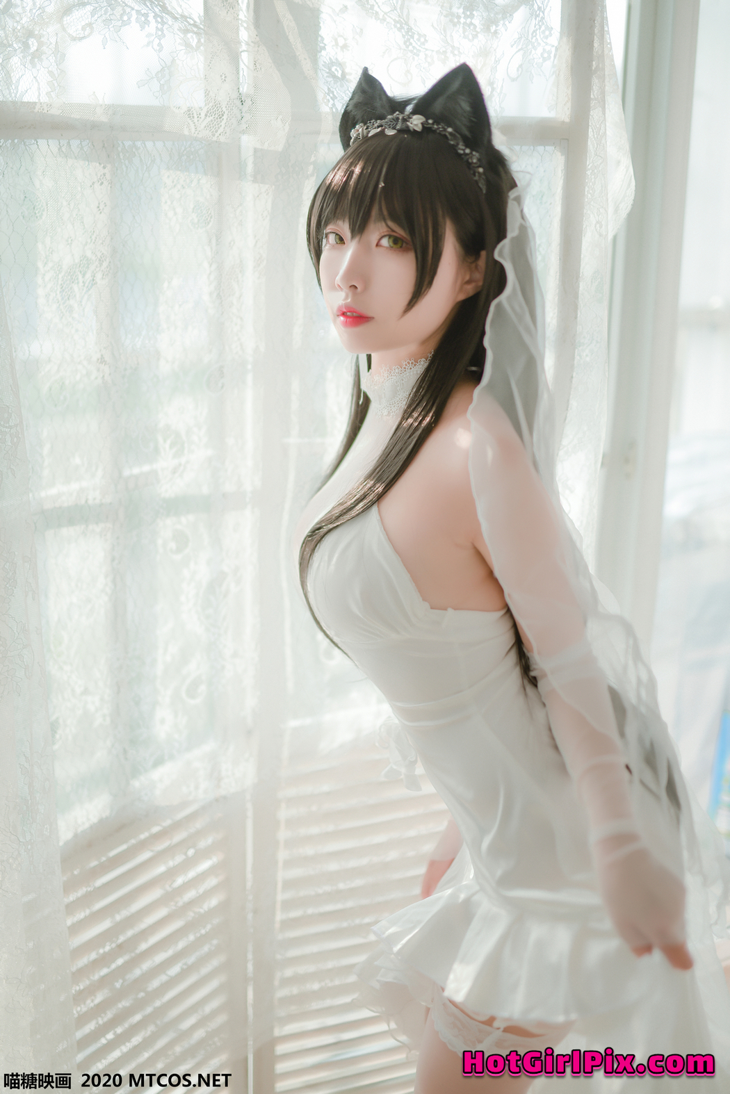 [MTCos] 喵糖映画 Vol.100 二佐Nisa 婚纱爱宕