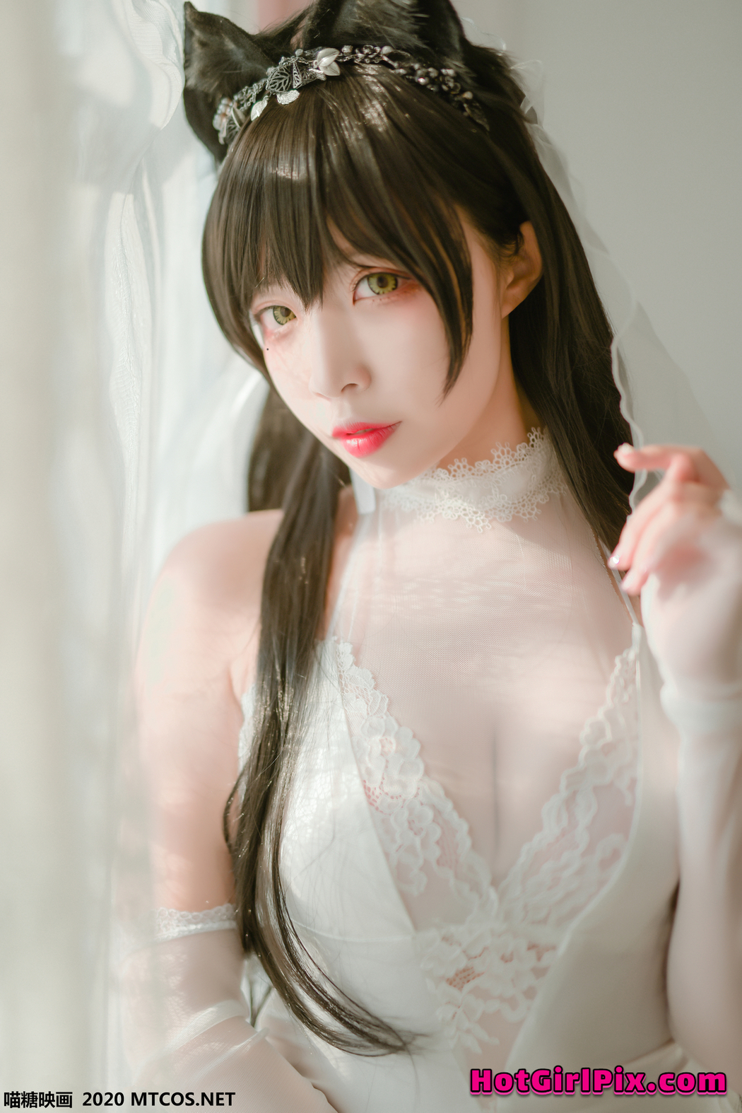 [MTCos] 喵糖映画 Vol.100 二佐Nisa 婚纱爱宕