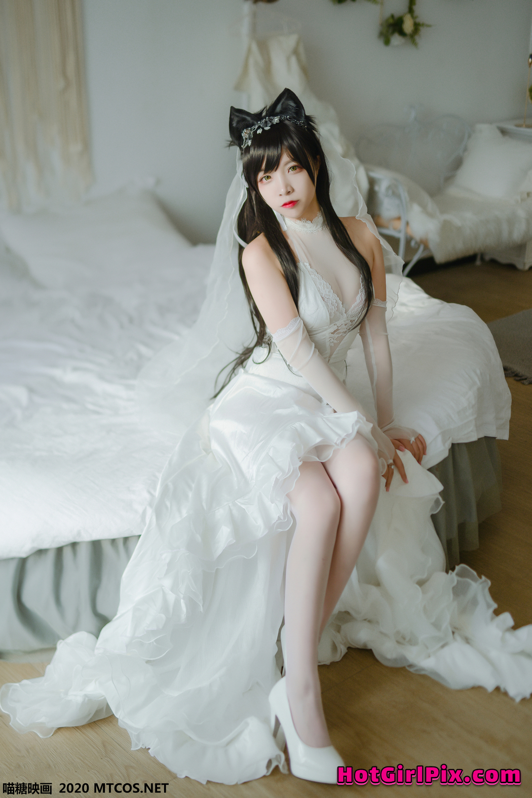[MTCos] 喵糖映画 Vol.100 二佐Nisa 婚纱爱宕