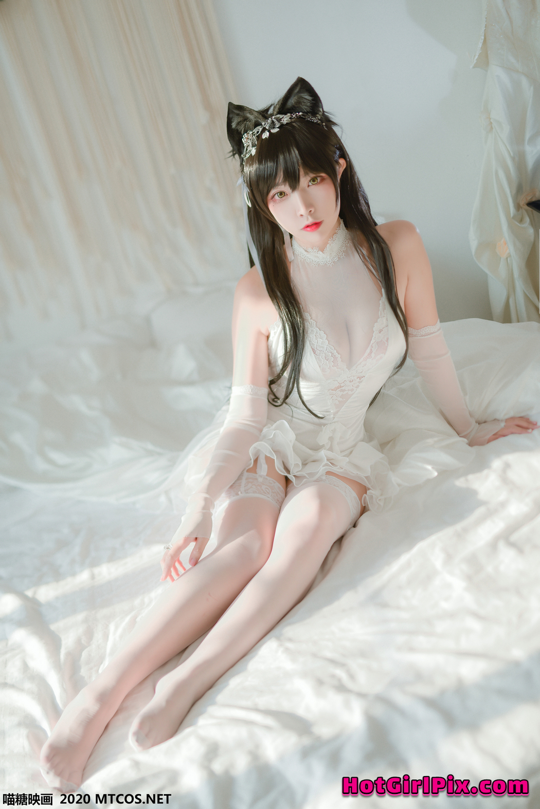 [MTCos] 喵糖映画 Vol.100 二佐Nisa 婚纱爱宕