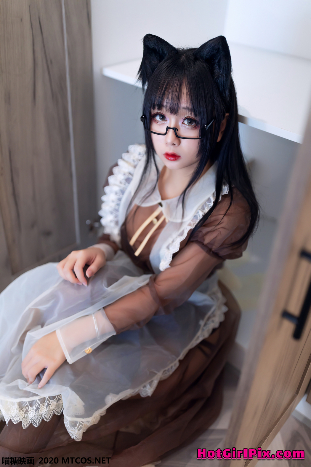 [MTCos] 喵糖映画 Vol.125 棕色透明女佣