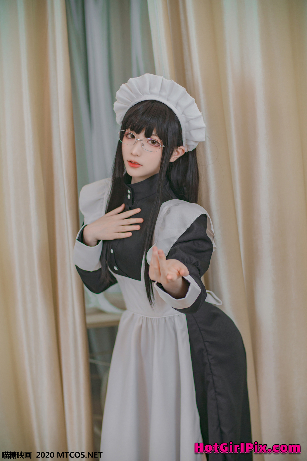 [MTCos] 喵糖映画 Vol.120 女仆眼镜娘