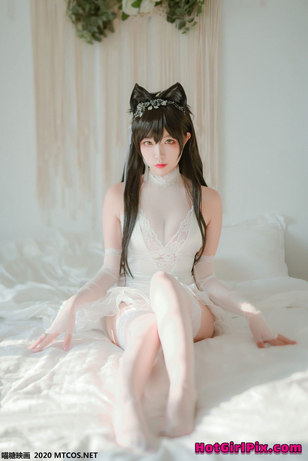 [MTCos] 喵糖映画 Vol.100 二佐Nisa 婚纱爱宕