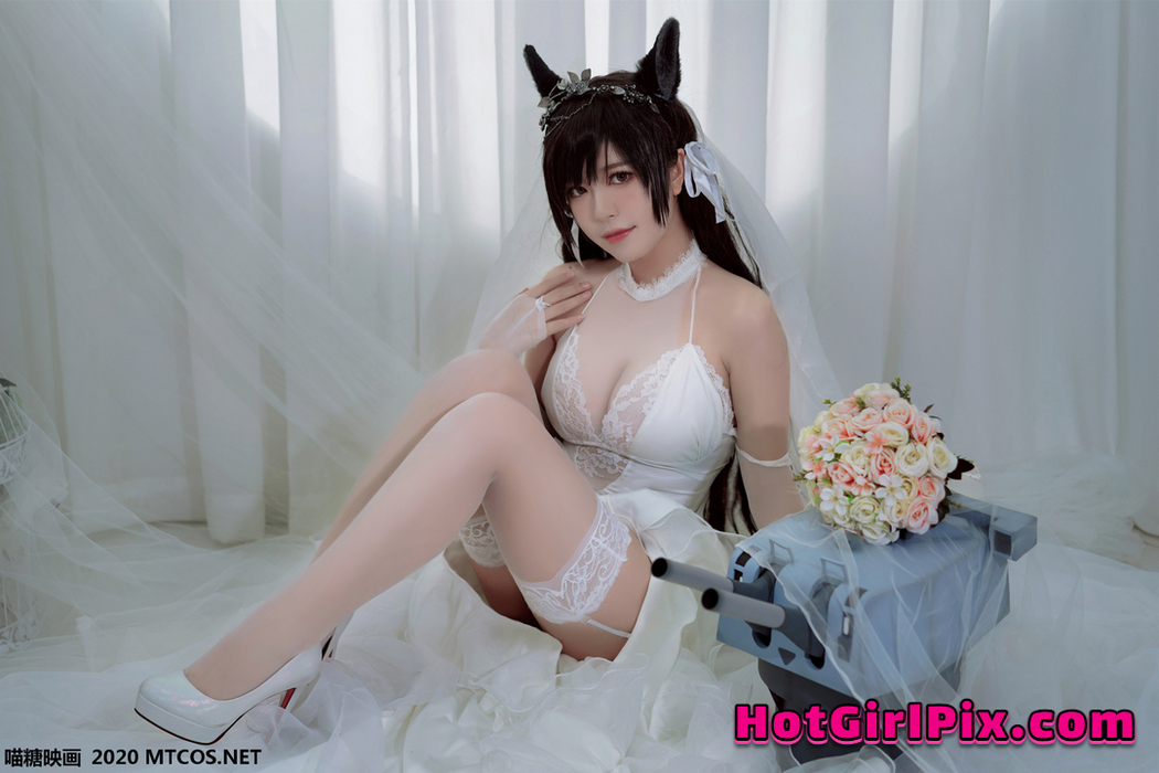 [MTCos] 喵糖映画 Vol.115 半半子 婚纱爱宕