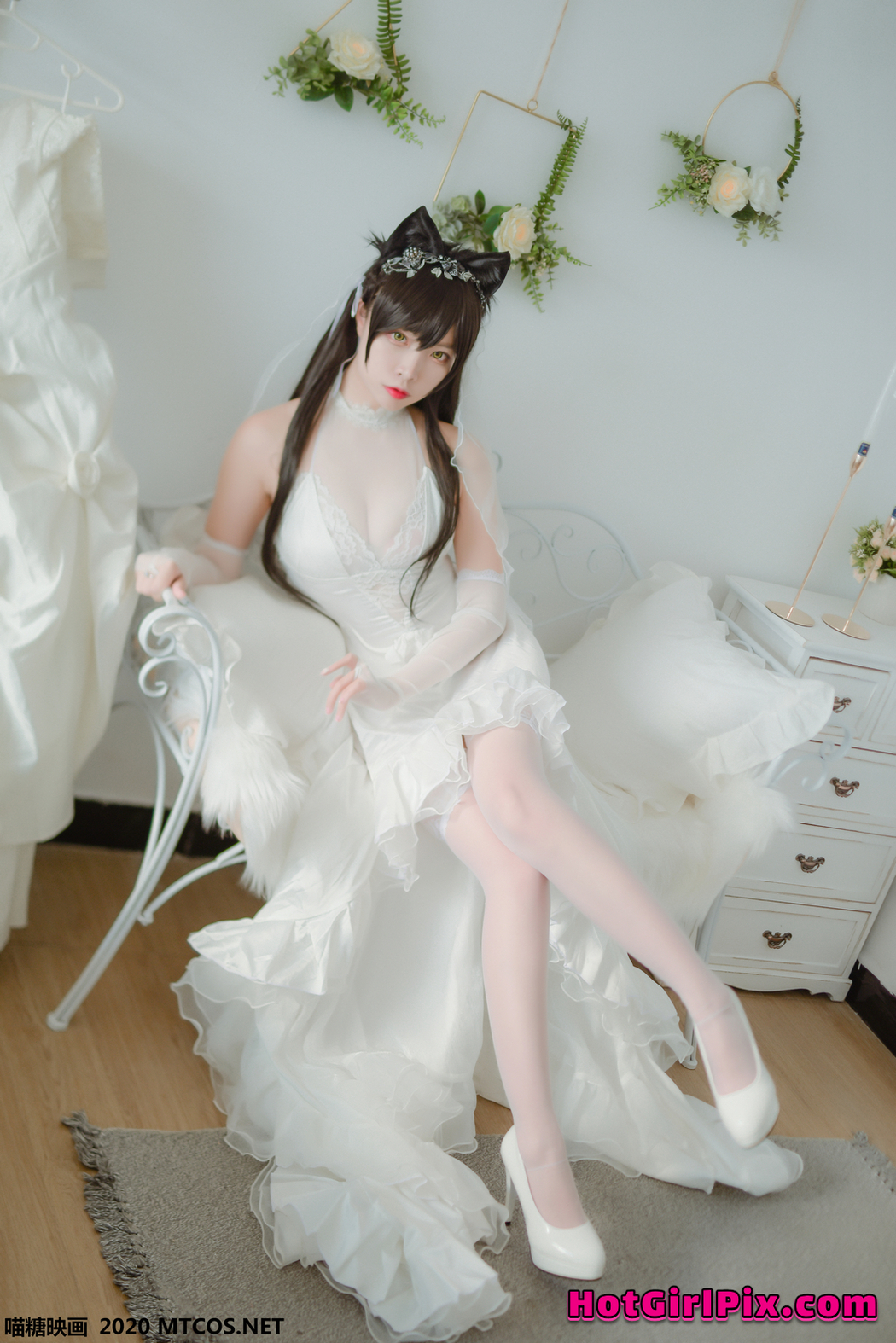 [MTCos] 喵糖映画 Vol.100 二佐Nisa 婚纱爱宕