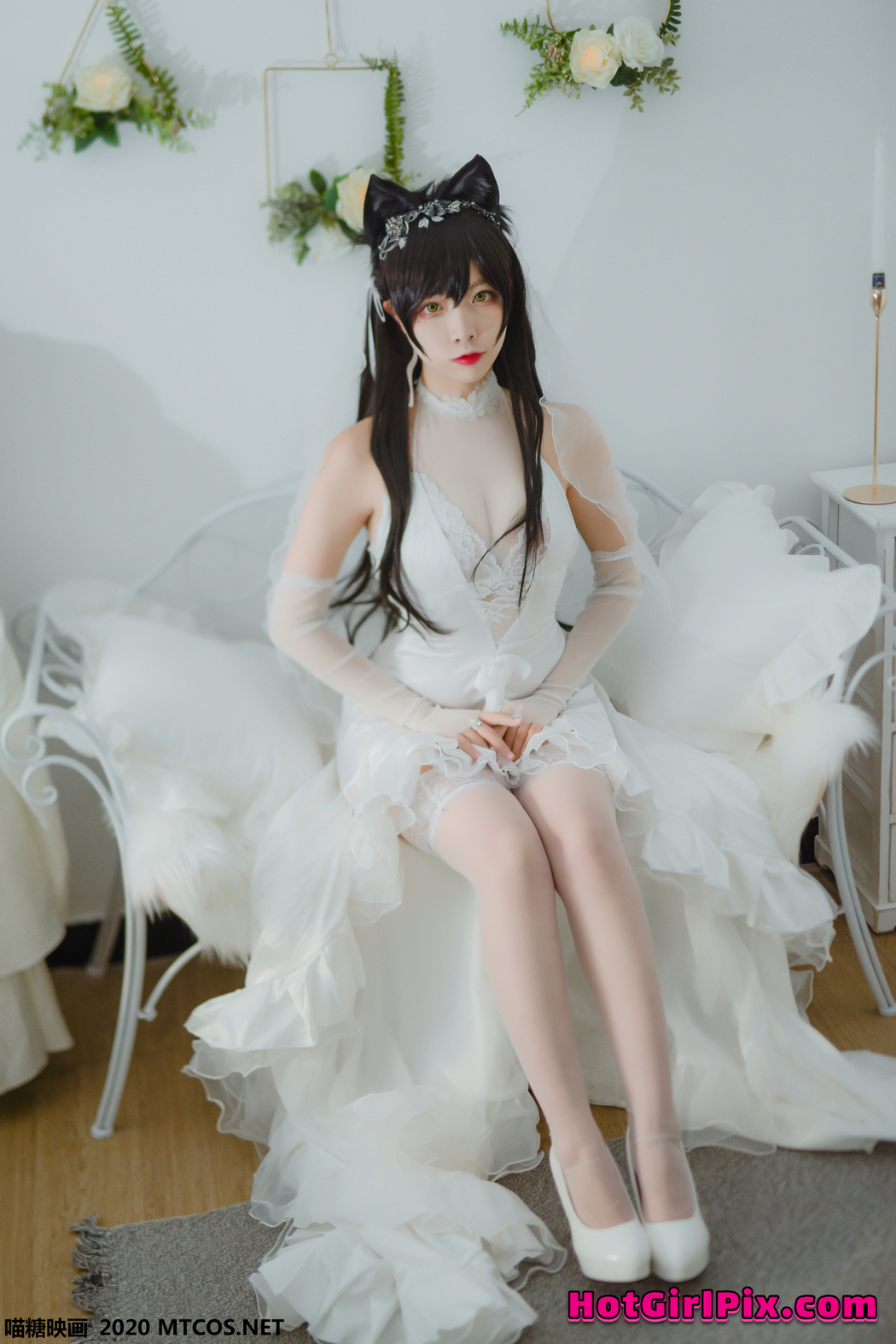 [MTCos] 喵糖映画 Vol.100 二佐Nisa 婚纱爱宕