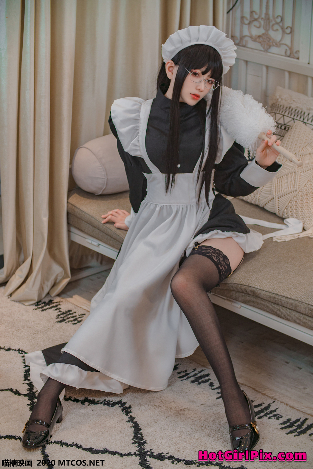 [MTCos] 喵糖映画 Vol.120 女仆眼镜娘