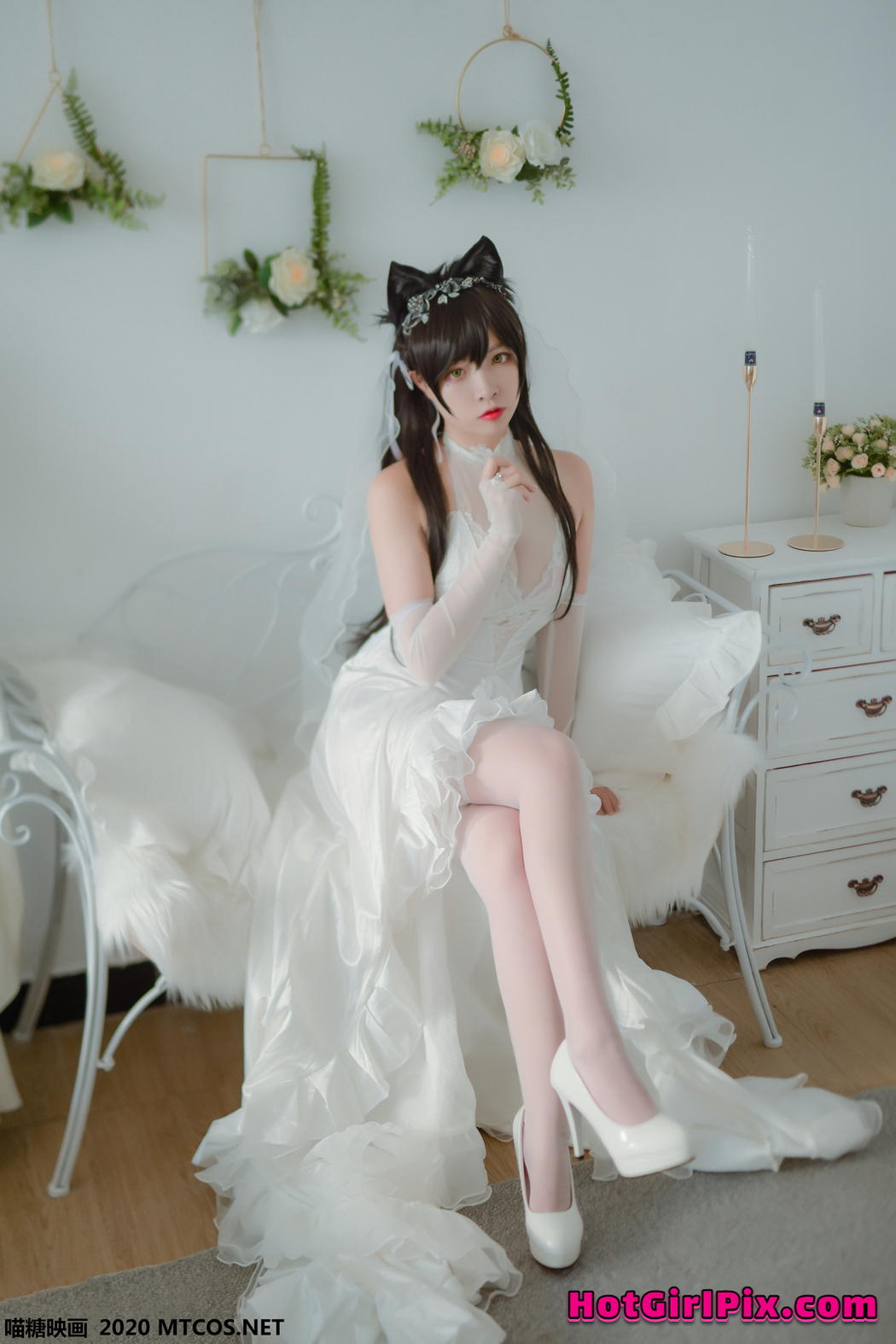 [MTCos] 喵糖映画 Vol.100 二佐Nisa 婚纱爱宕
