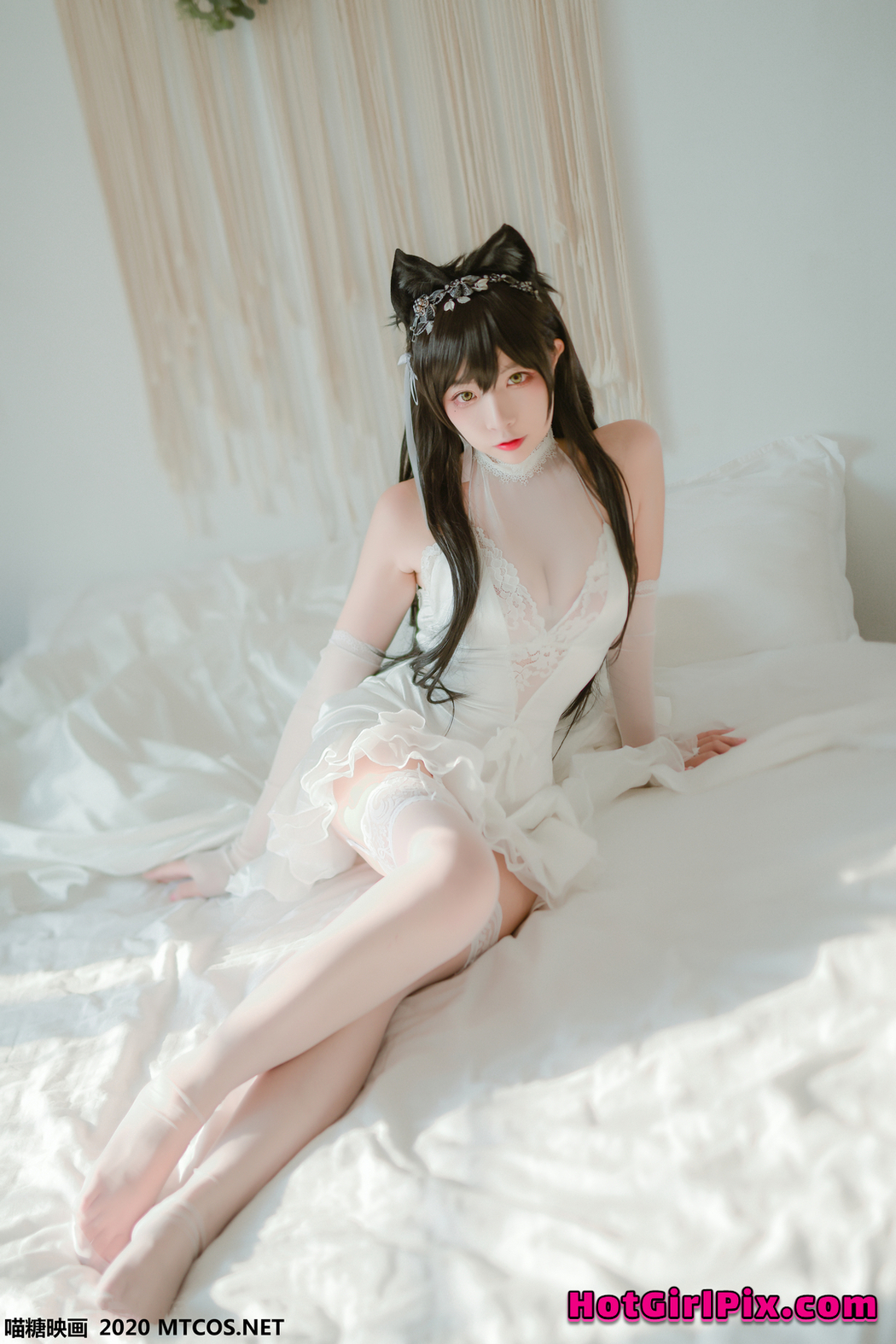 [MTCos] 喵糖映画 Vol.100 二佐Nisa 婚纱爱宕