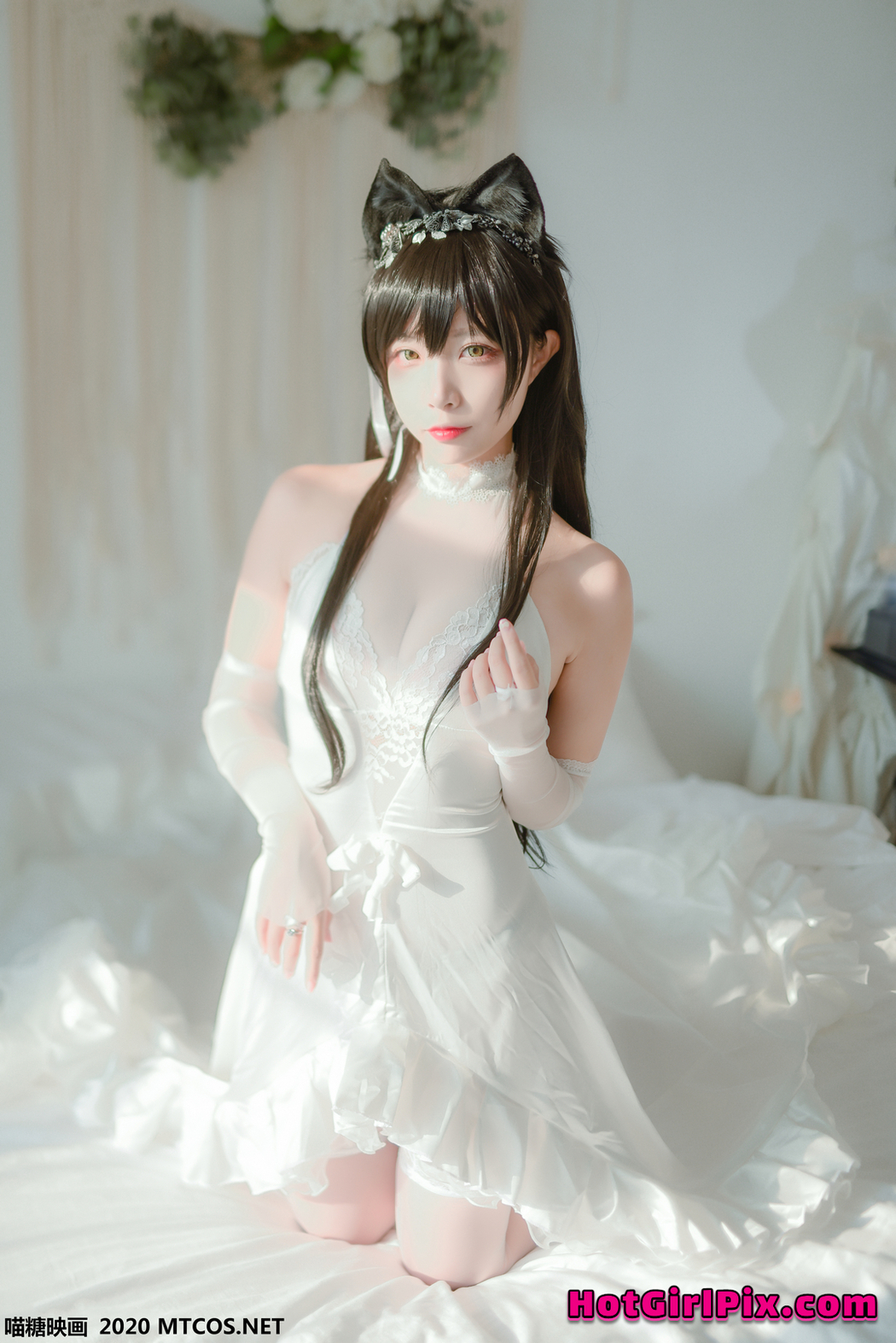 [MTCos] 喵糖映画 Vol.100 二佐Nisa 婚纱爱宕