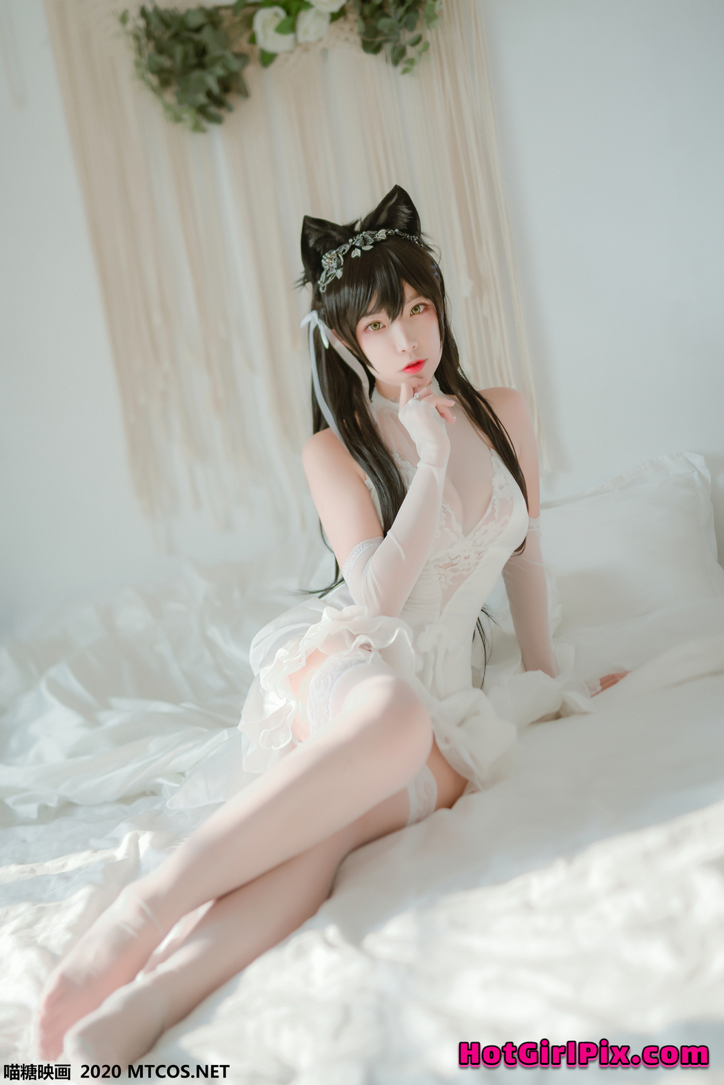 [MTCos] 喵糖映画 Vol.100 二佐Nisa 婚纱爱宕
