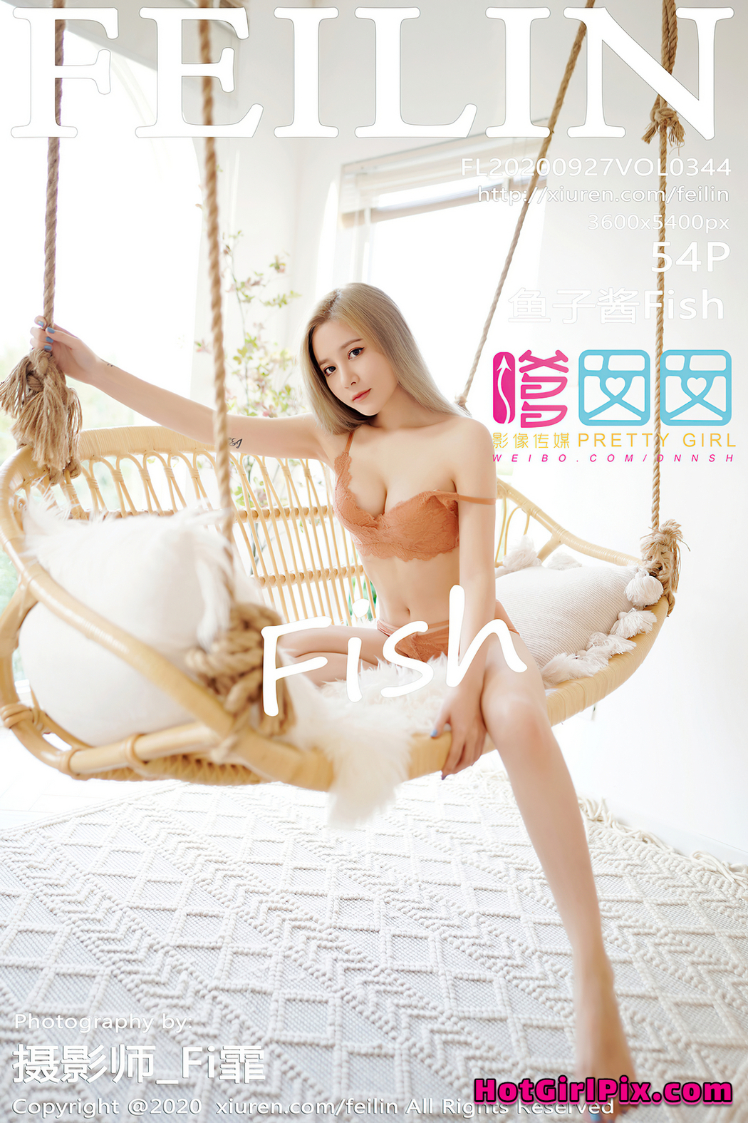 FEILIN Vol.344 鱼子酱Fish Cover Photo