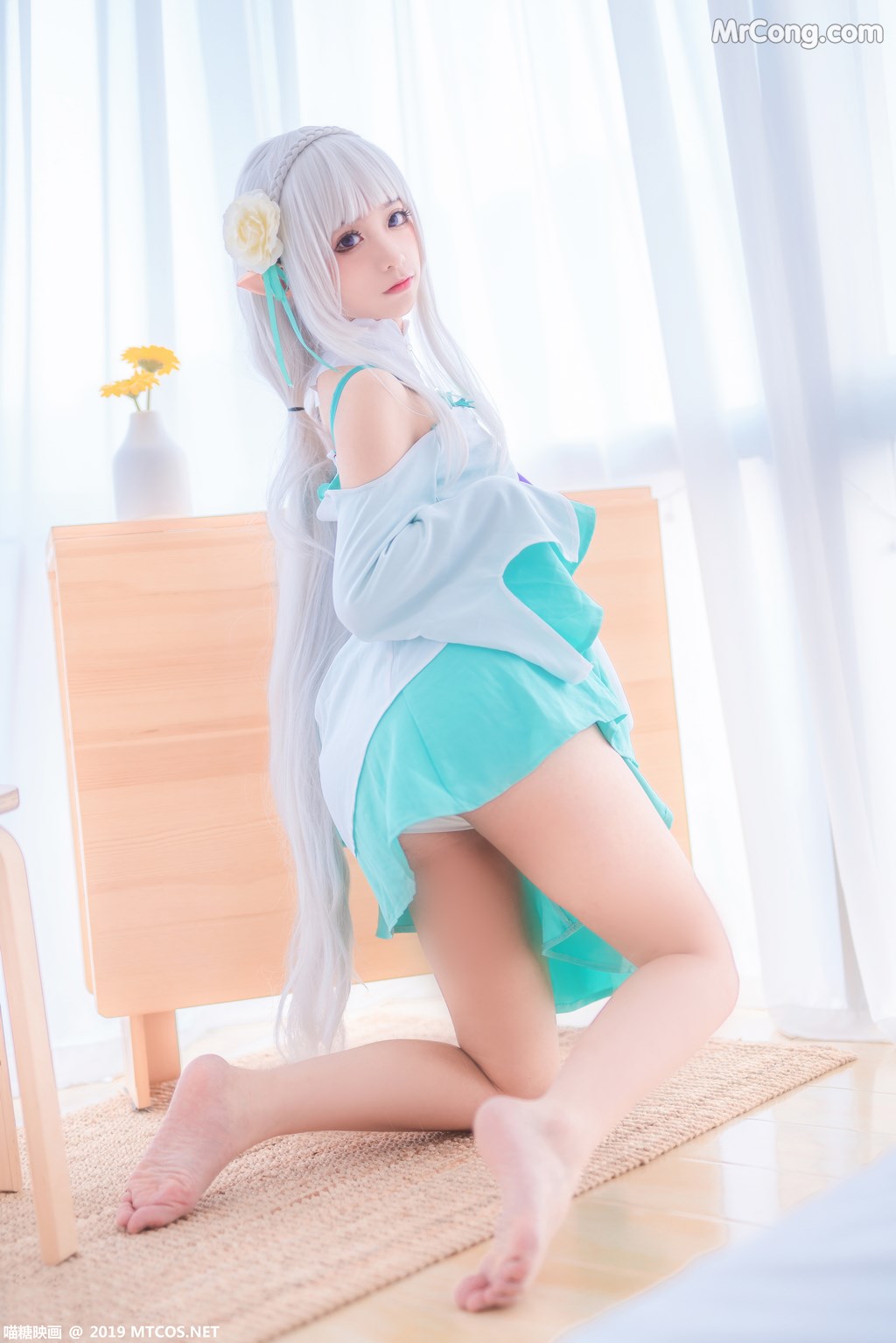 [MTCos] 喵糖映画 Vol.020: 蠢沫沫 艾米莉亚 (40 images)