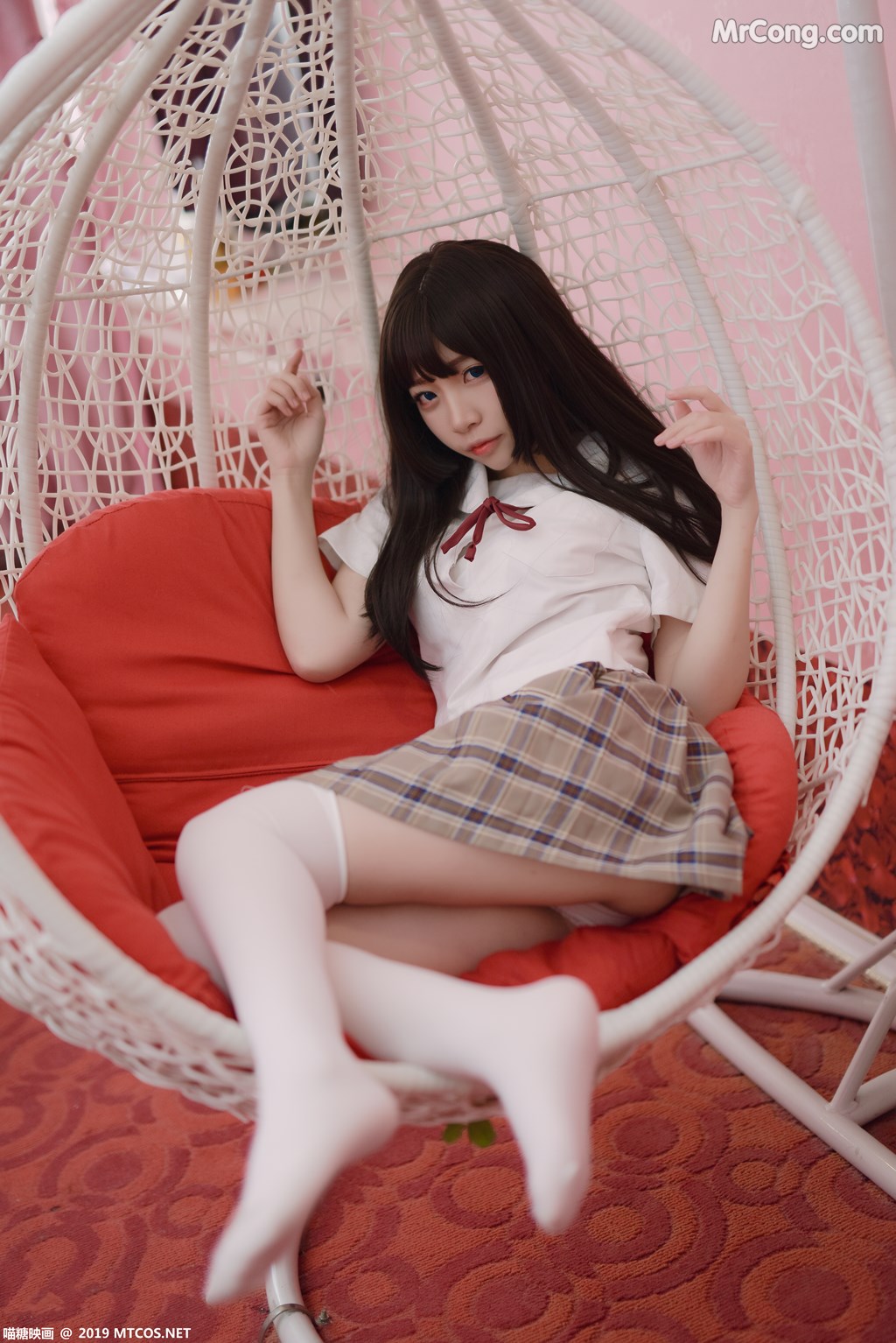 [MTCos] 喵糖映画 Vol.034: 学妹丝语 (37 images)