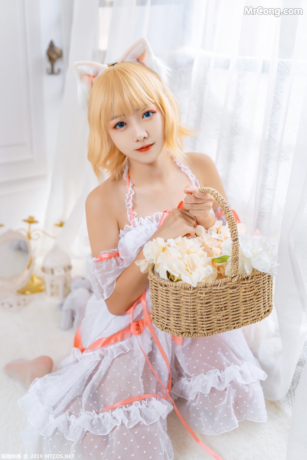 [MTCos] 喵糖映画 Vol.028: lovely呆玄 透明薄纱 (40 images)