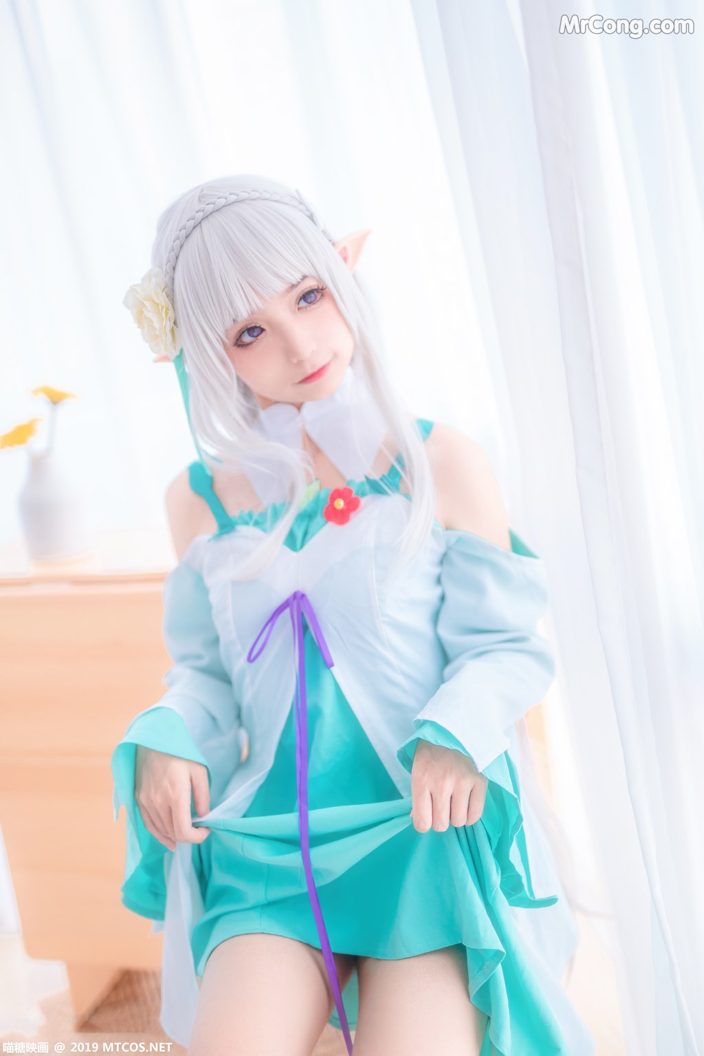 [MTCos] 喵糖映画 Vol.020: 蠢沫沫 艾米莉亚 (40 images)