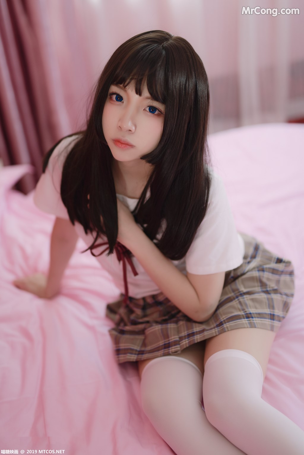 [MTCos] 喵糖映画 Vol.034: 学妹丝语 (37 images)