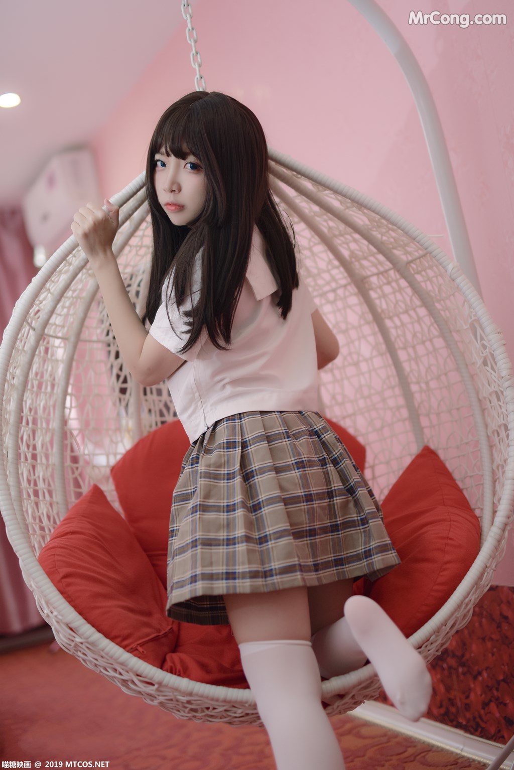 [MTCos] 喵糖映画 Vol.034: 学妹丝语 (37 images)