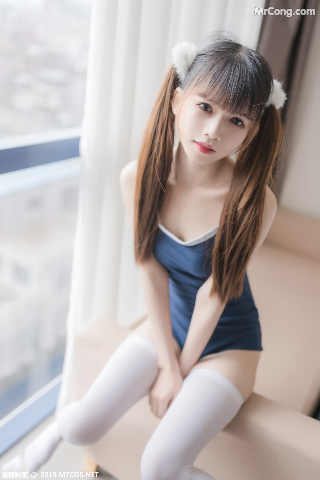 [MTCos] 喵糖映画 Vol.036: 渡边爻爻爻子 白丝死库水 (41 images)