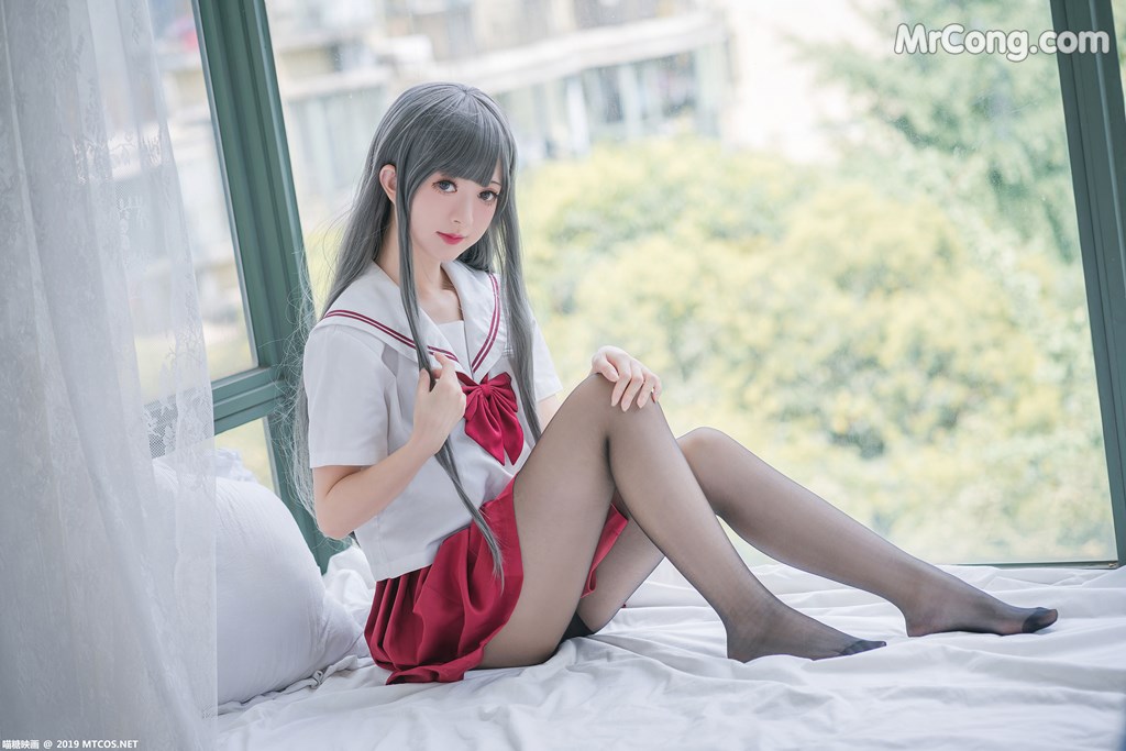 [MTCos] 喵糖映画 Vol.017: 白发魔女 (40 images)