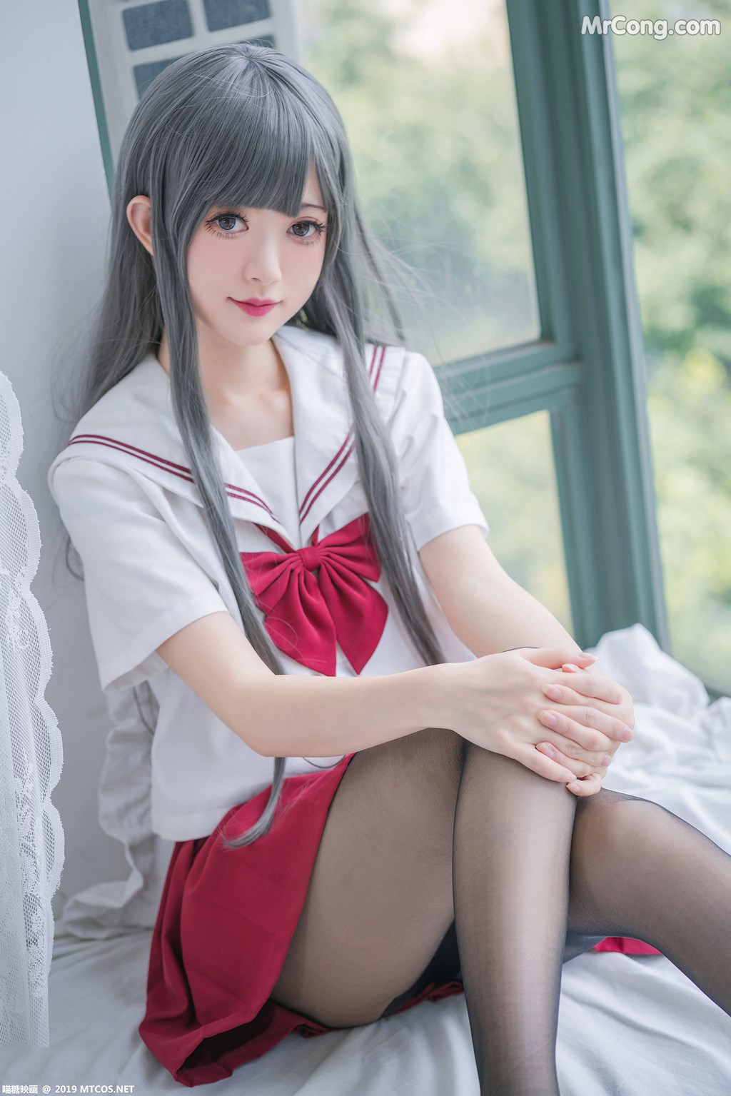 [MTCos] 喵糖映画 Vol.017: 白发魔女 (40 images)