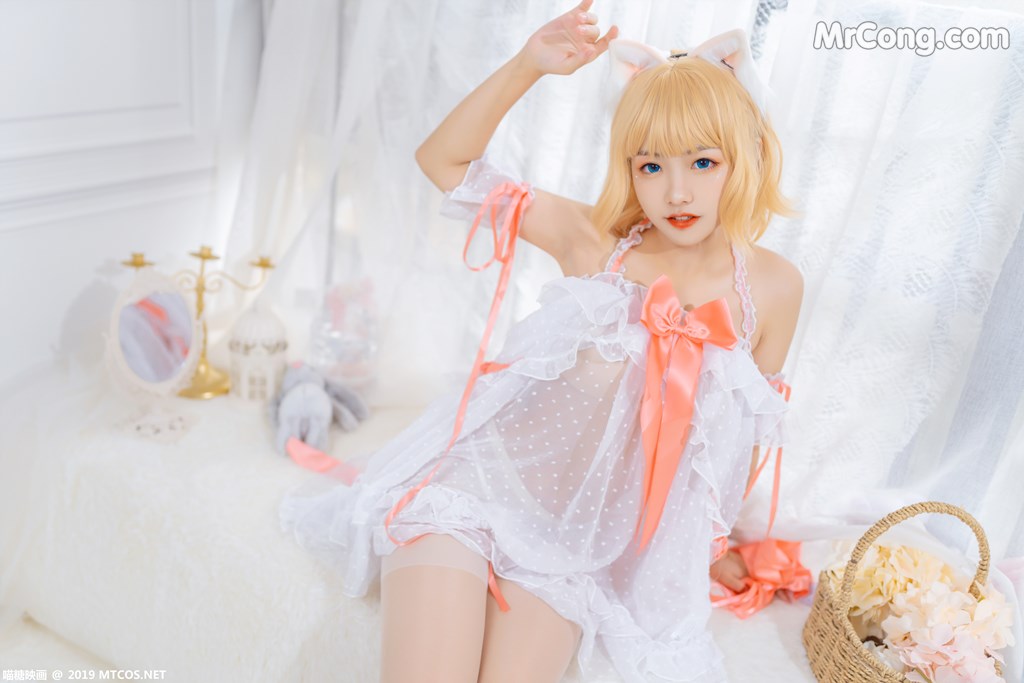 [MTCos] 喵糖映画 Vol.028: lovely呆玄 透明薄纱 (40 images)