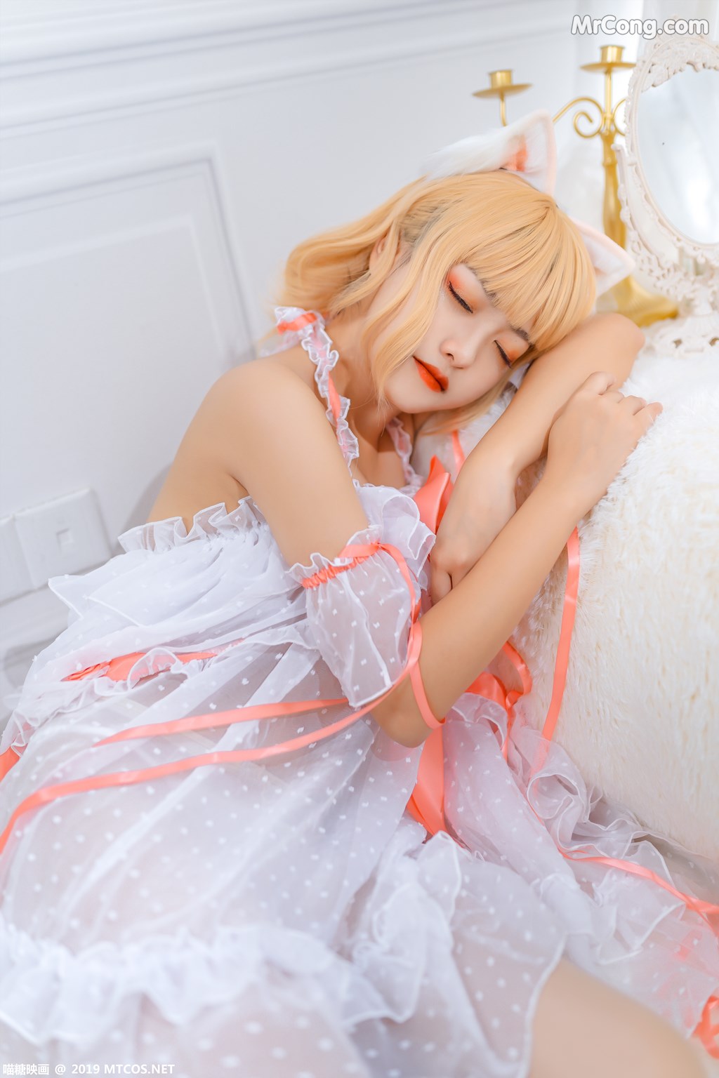 [MTCos] 喵糖映画 Vol.028: lovely呆玄 透明薄纱 (40 images)