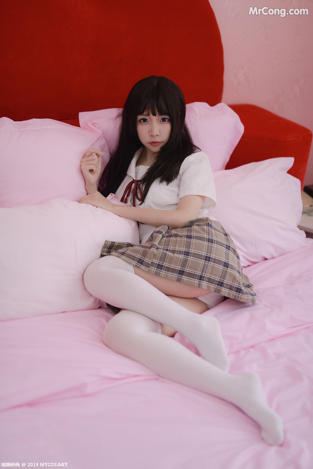 [MTCos] 喵糖映画 Vol.034: 学妹丝语 (37 images)