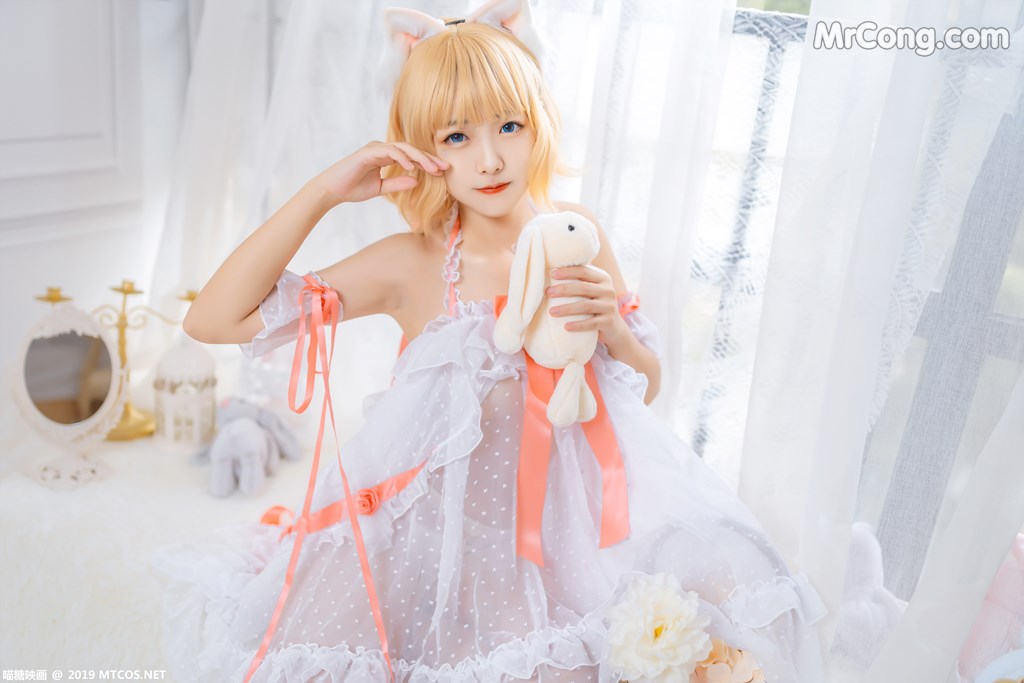 [MTCos] 喵糖映画 Vol.028: lovely呆玄 透明薄纱 (40 images)