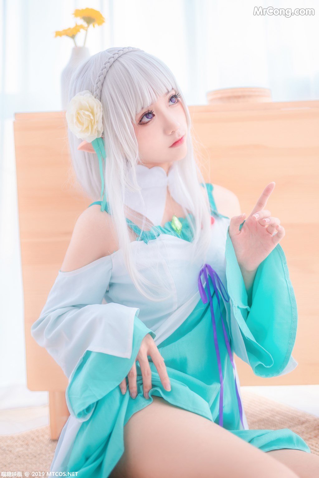 [MTCos] 喵糖映画 Vol.020: 蠢沫沫 艾米莉亚 (40 images)