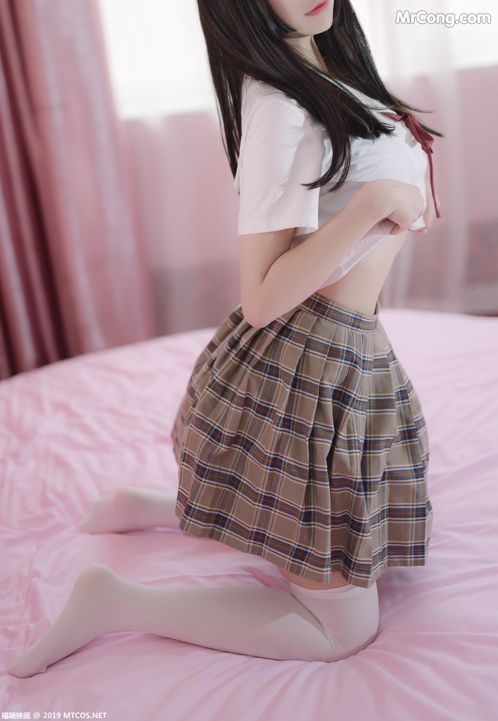 [MTCos] 喵糖映画 Vol.034: 学妹丝语 (37 images)