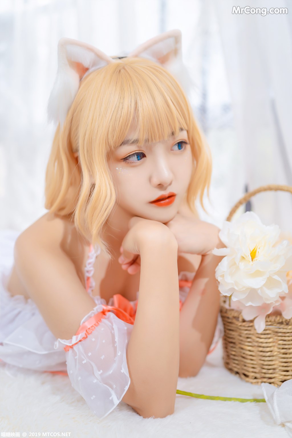 [MTCos] 喵糖映画 Vol.028: lovely呆玄 透明薄纱 (40 images)