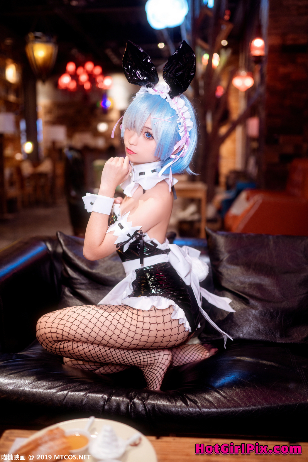 [MTCos] 喵糖映画 SPL.002: 蠢沫沫 雷姆兔女郎 (41 images)