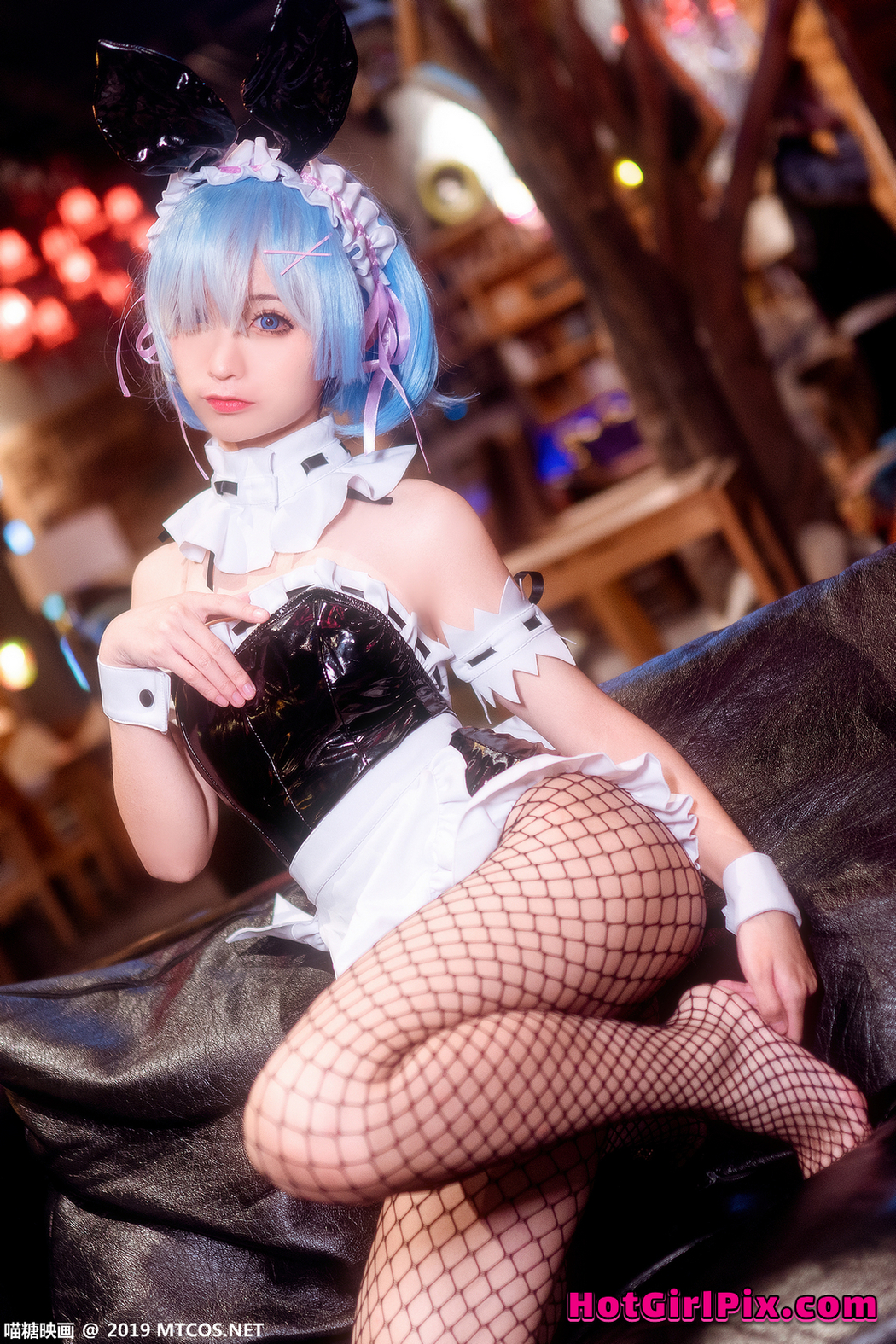 [MTCos] 喵糖映画 SPL.002: 蠢沫沫 雷姆兔女郎 (41 images)