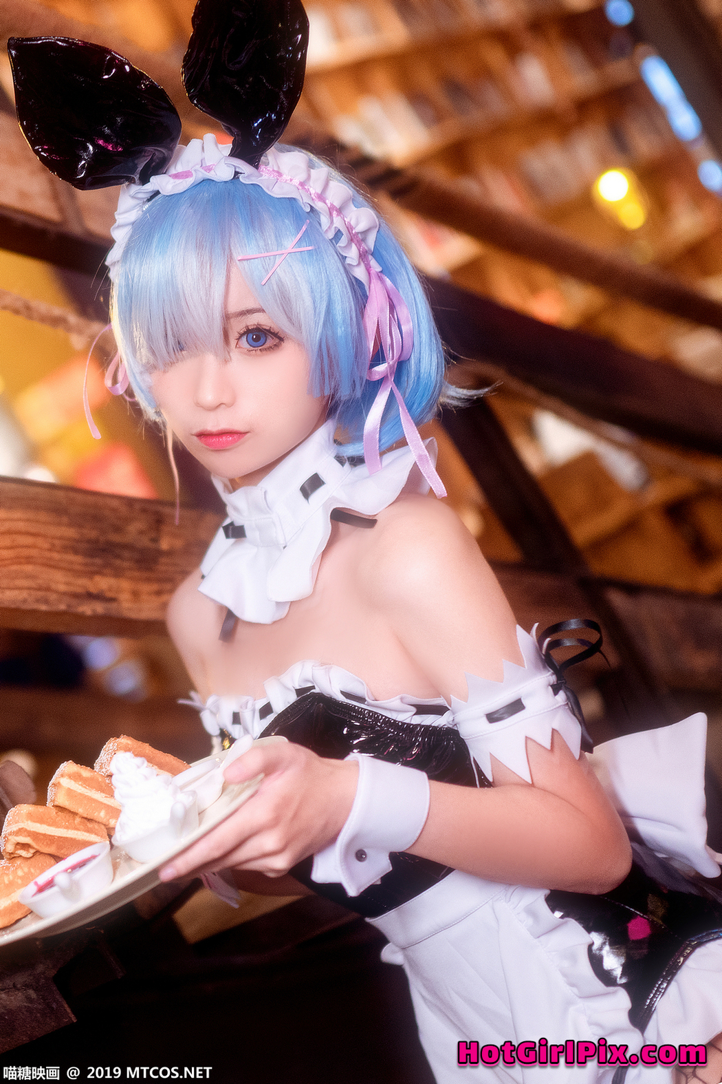 [MTCos] 喵糖映画 SPL.002: 蠢沫沫 雷姆兔女郎 (41 images)
