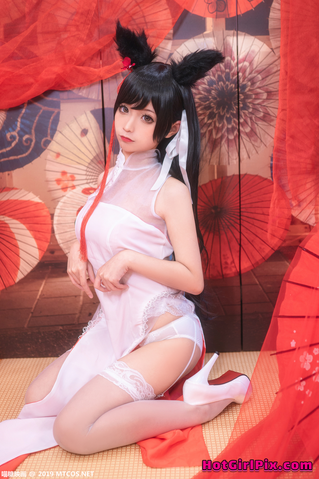 [MTCos] 喵糖映画 SPL.004: 蠢沫沫 爱宕旗袍 (39 images)