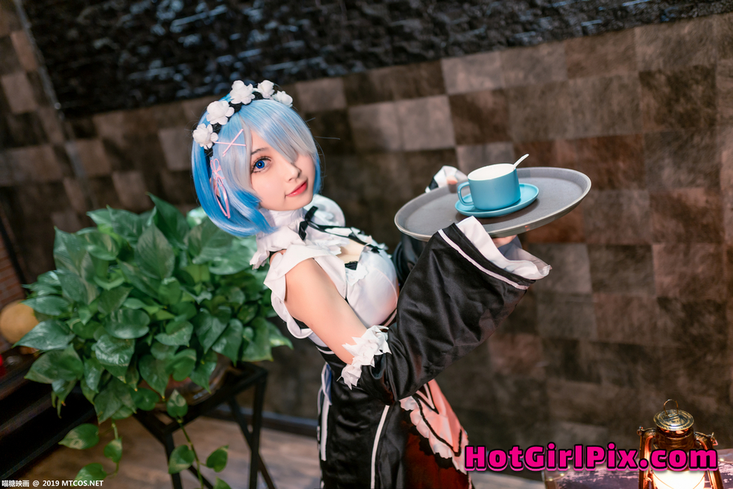 [MTCos] 喵糖映画 SPL.005: 雷姆女仆 (40 images)