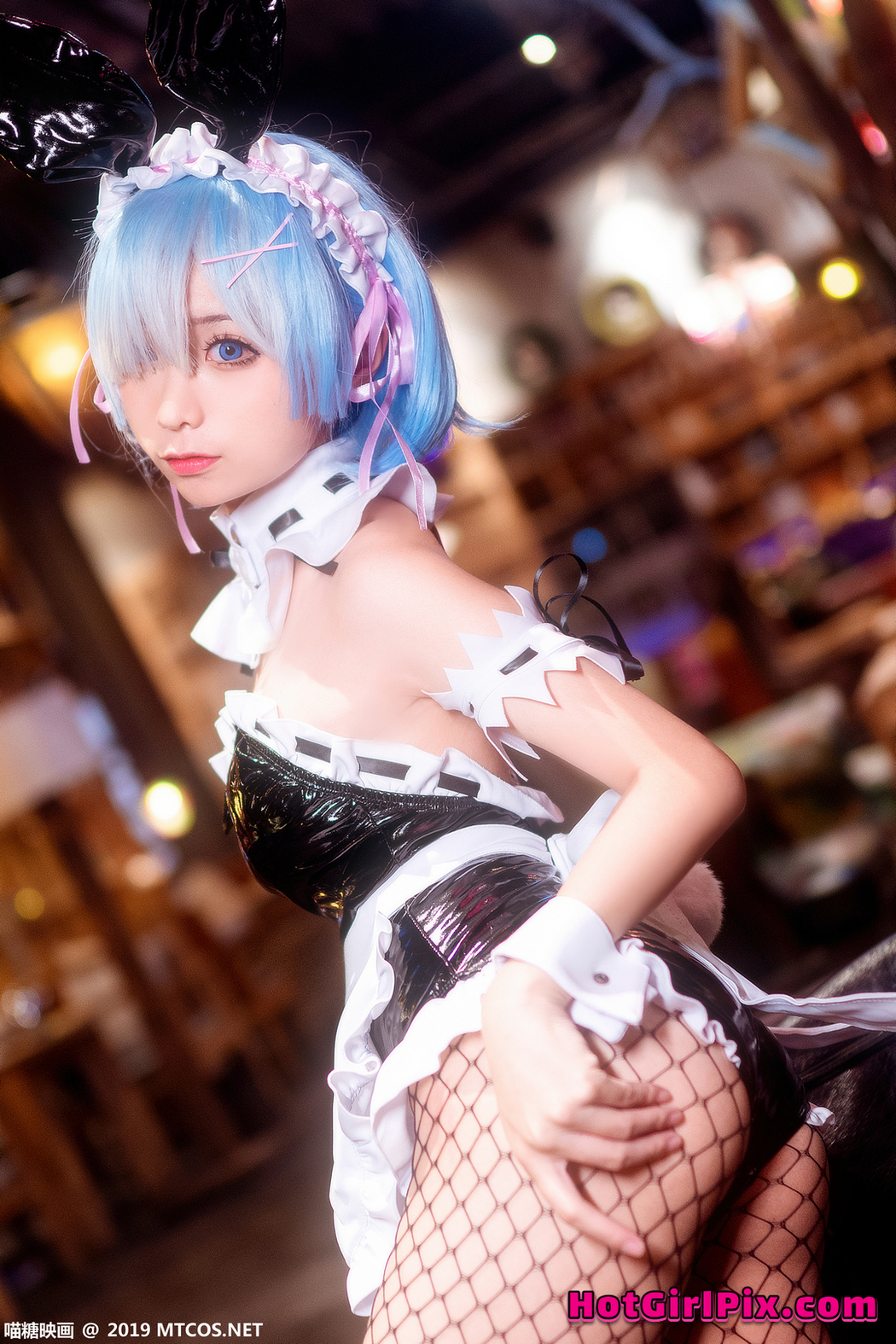 [MTCos] 喵糖映画 SPL.002: 蠢沫沫 雷姆兔女郎 (41 images)