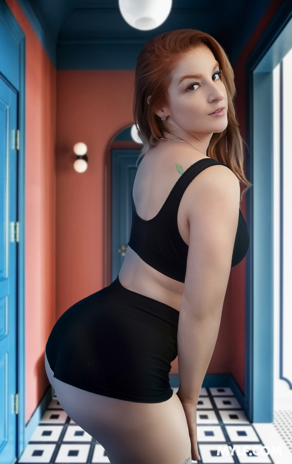 Orange Girl Licks Pussy Spreads Legs For Gym Shorts Workout With Mr Cover Photo