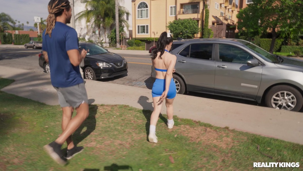 Yhivi And Derek Fuck In The Backseat Before Ricky Johnsons Place, Intense Quickie