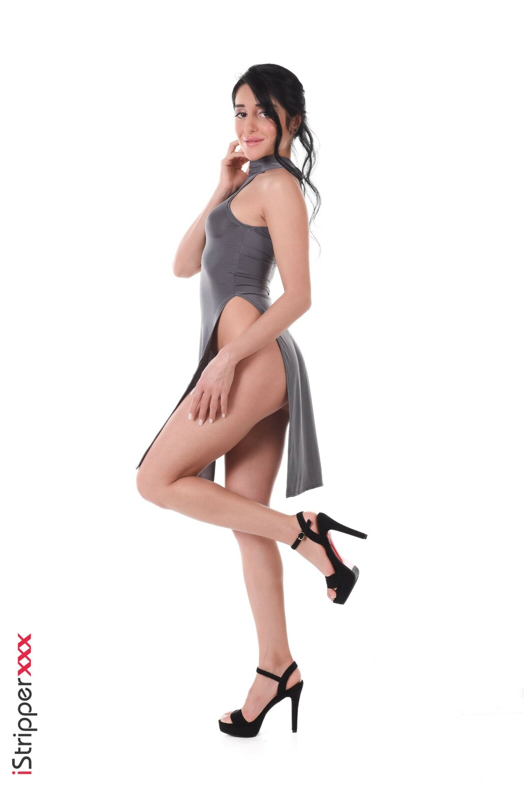 Ara Mix Showcases Shaved Pussy And Peekaboo Dress For Late-Night Danger Cover Photo